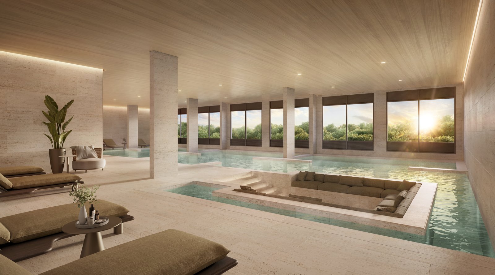 Sala de spa do Jardim da Hípica